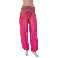 Harembroek XL Veer roze